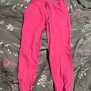 Lululemon sonic pink adapted state joggers size 8